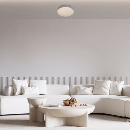 Rabalux - LED Deckenleuchte LED/18W/230V IP44 4000K Silber Ø 28 cm
