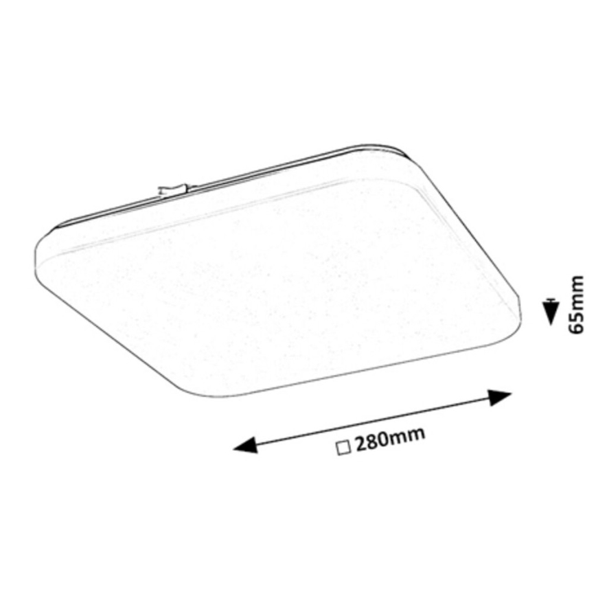 Rabalux - LED Deckenleuchte mit Sensor LED/12W/230V 4000K 28x28cm