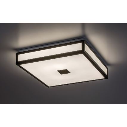 Rabalux - LED Badezimmer-Deckenleuchte LED/18W/230V IP44 schwarz 30x30 cm