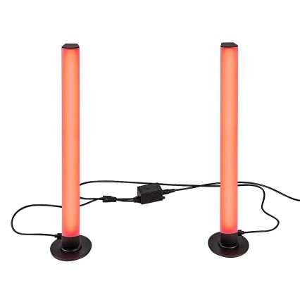 Rabalux - SET 2x dimmbare LED RGB Tischlampe PACO LED/5W/5V + Fernbedienung