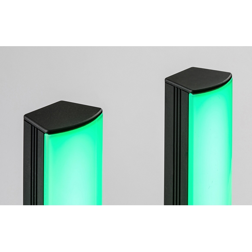 Rabalux - SET 2x dimmbare LED RGB Tischlampe PACO LED/5W/5V + Fernbedienung