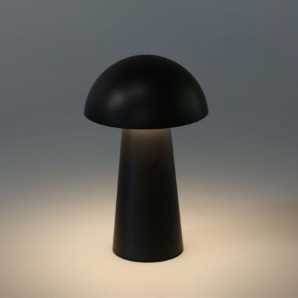 Rabalux - Dimmbare Touch-Außenlampe, wiederaufladbar, LED/1,5W/5V, IP44, 1200 mAh, USB, schwarz