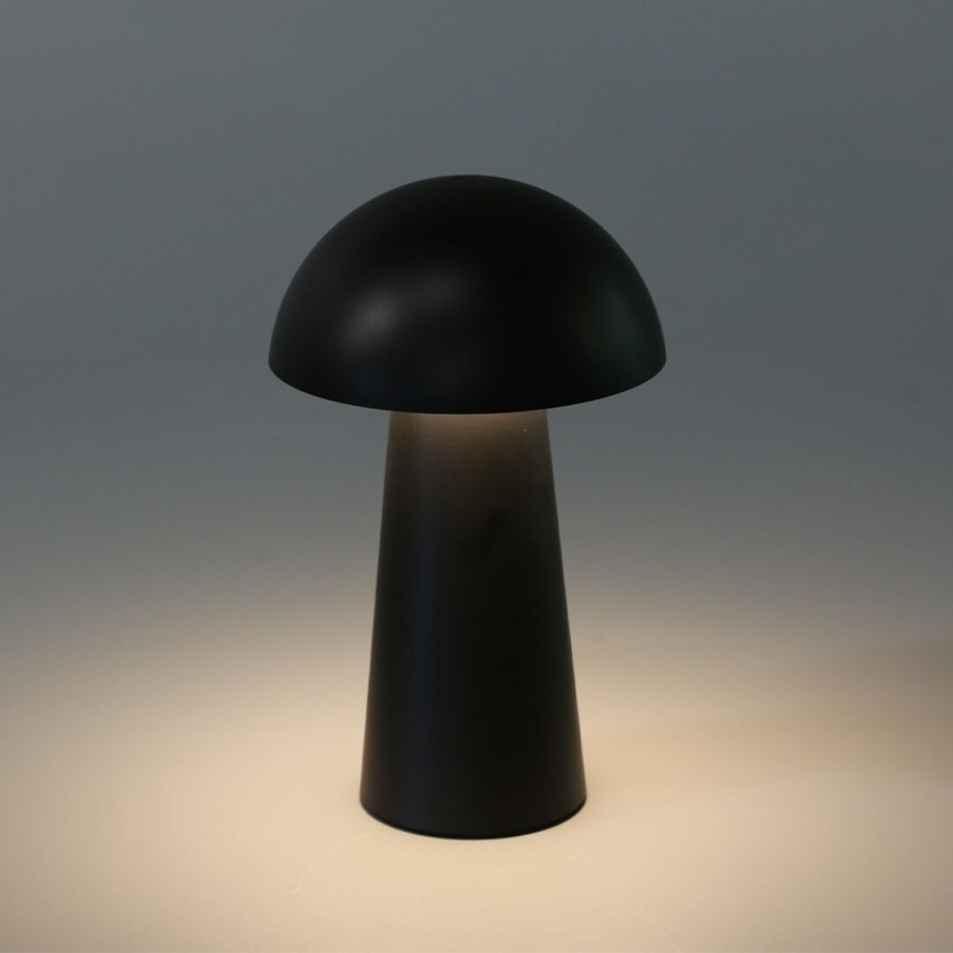 Rabalux - Dimmbare Touch-Außenlampe, wiederaufladbar, LED/1,5W/5V, IP44, 1200 mAh, USB, schwarz