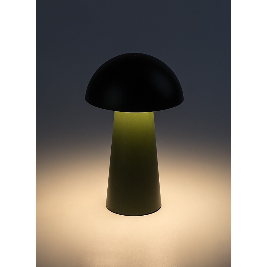 Rabalux - LED-Außenlampe, dimmbar, mit Touch-Steuerung, wiederaufladbar, LED/1,5W/5V IP44 1200 mAh USB, grün