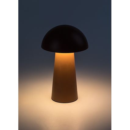 Rabalux - LED-Außenlampe, dimmbar, mit Touch-Bedienung, wiederaufladbar LED/1,5W/5V IP44 1200 mAh USB braun