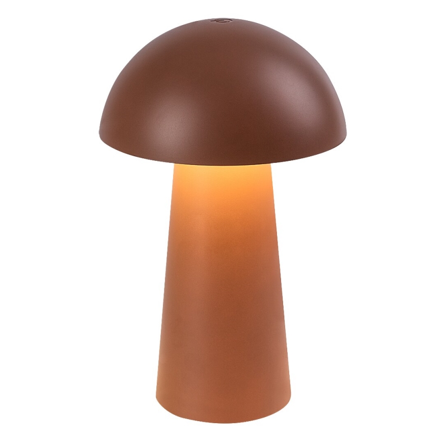 Rabalux - LED-Außenlampe, dimmbar, mit Touch-Bedienung, wiederaufladbar LED/1,5W/5V IP44 1200 mAh USB braun