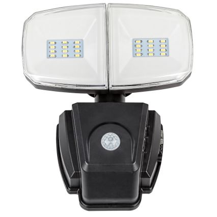 Rabalux - LED-Solarstrahler mit Sensor LED/12W/3,7V IP44