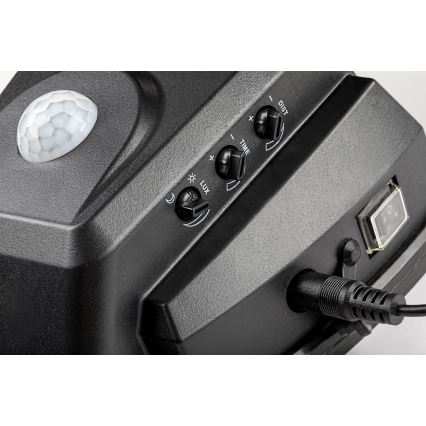 Rabalux - LED-Solarstrahler mit Sensor LED/12W/3,7V IP44