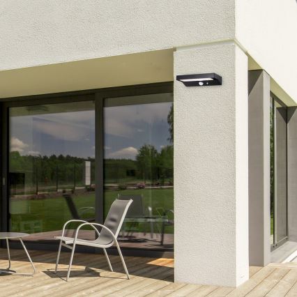 Rabalux - LED-Solarleuchte mit Sensor LED/6W/3,7V IP44 2200 mAh