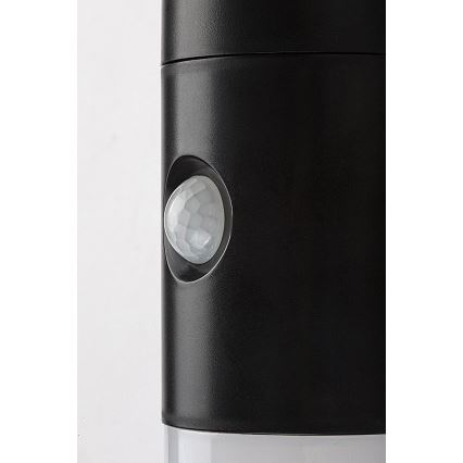 Rabalux - LED RGB Solar-Wandleuchte mit Sensor LED/1W/3,7V IP44 Schwarz 1200 mAh