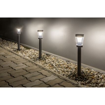 Rabalux - LED Solarleuchte LED/3W/3,7V IP65 Anthrazit 2000 mAh