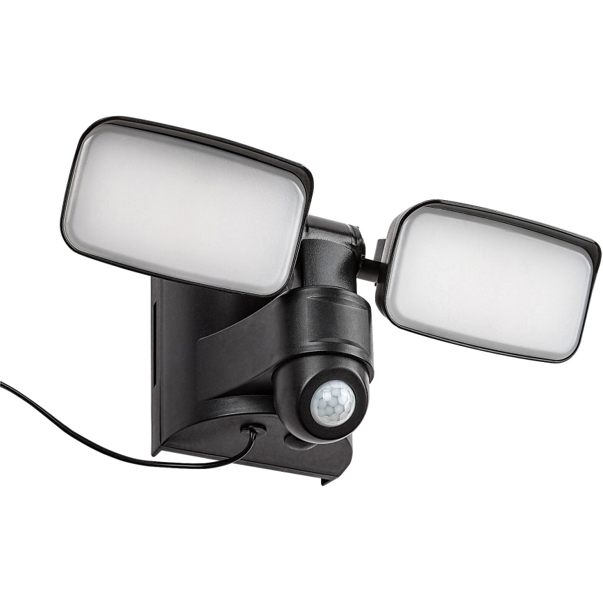 Rabalux - LED Solar-Wandlampe flexibel mit Sensor und externem Panel 2xLED/5W/3,7V IP54 schwarz 600 mAh
