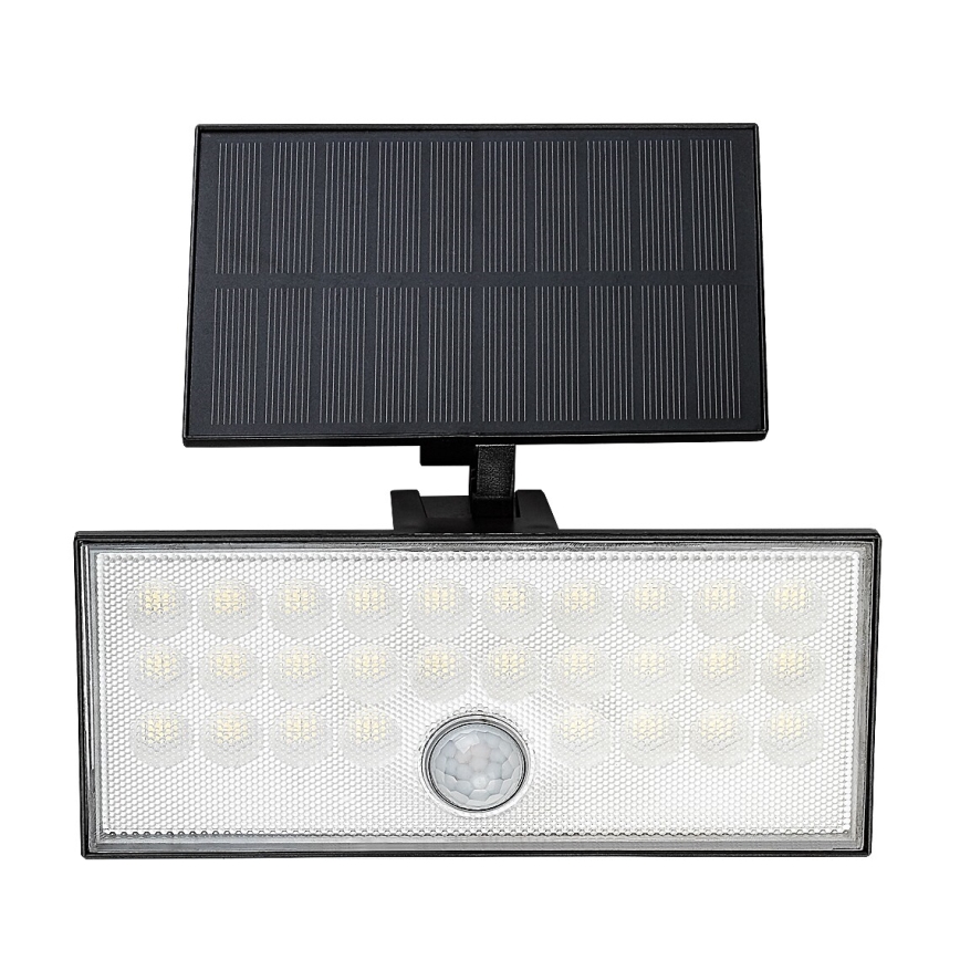 Rabalux - LED Solarstrahler mit Sensor LED/8W/3,7V 1800mAh IP65 + Fernbedienung