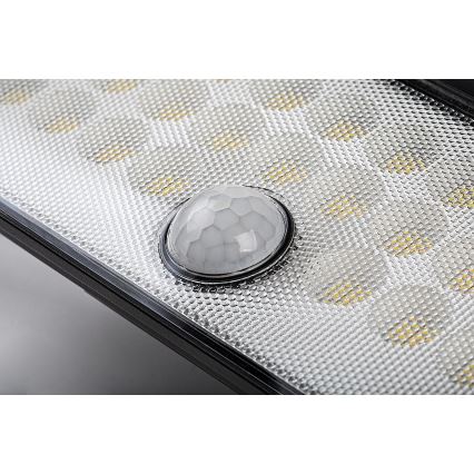 Rabalux - LED Solarstrahler mit Sensor LED/8W/3,7V 1800mAh IP65 + Fernbedienung