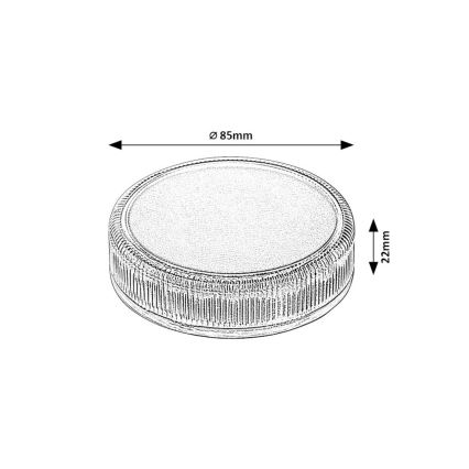 Rabalux - LED-Solarleuchte LED/0,3W/1,2V 800mAh IP65