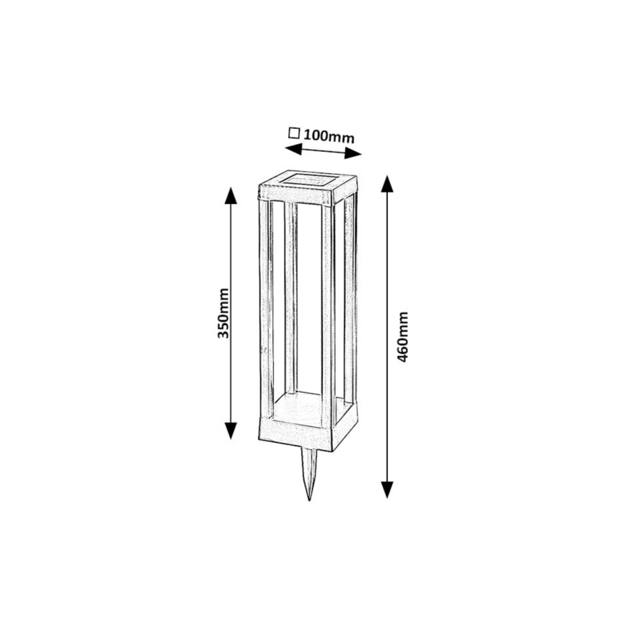 Rabalux - LED Solarleuchte LED/0,18W/3,7V IP44 500 mAh