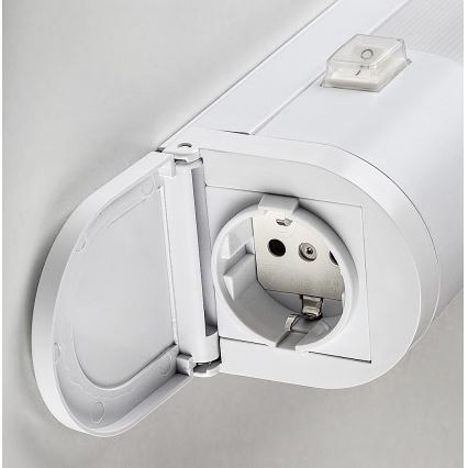 Rabalux - LED Unterbauleuchte mit Steckdose LED/17W/230V 4000K IP44 Weiß 57 cm