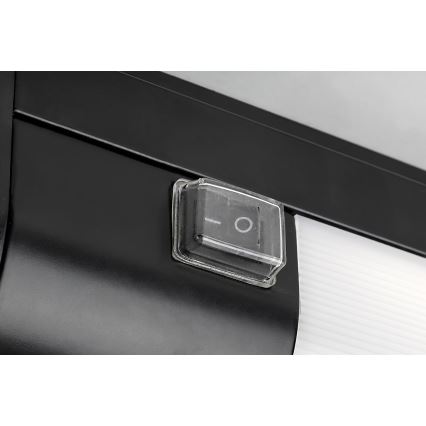 Rabalux - LED Unterbauleuchte mit Steckdose LED/20W/230V 4000K IP44 Schwarz 87 cm