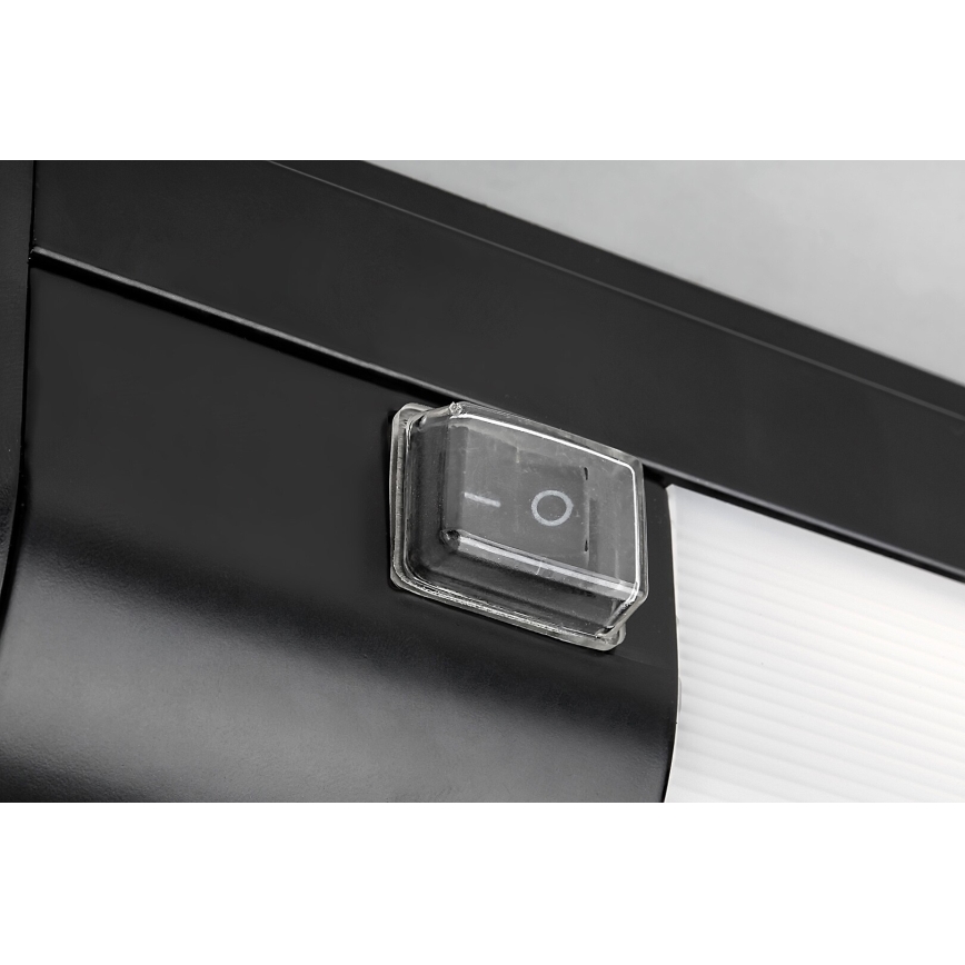 Rabalux - LED Unterbauleuchte mit Steckdose LED/20W/230V 4000K IP44 Schwarz 87 cm