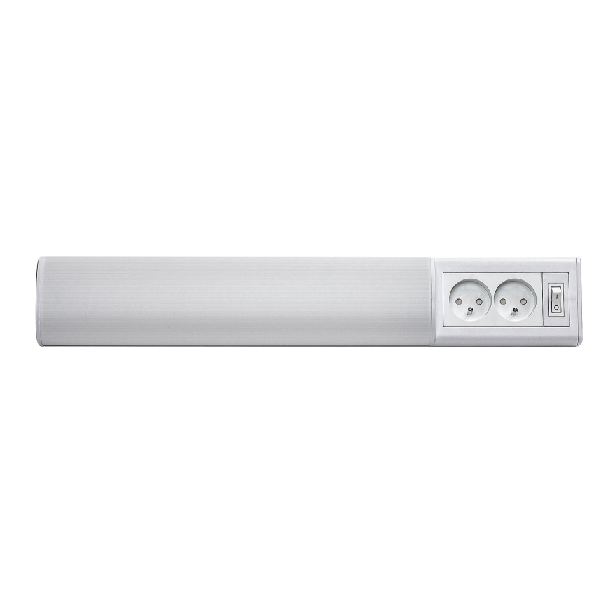 Rabalux - LED-Küchenunterbauleuchte mit Steckdosen LED/10W/230V 4000K 50 cm weiß