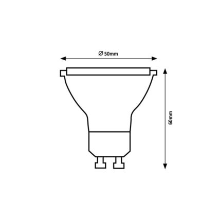 Rabalux - LED-Leuchtmittel SMD GU10/7W/230V 4000K