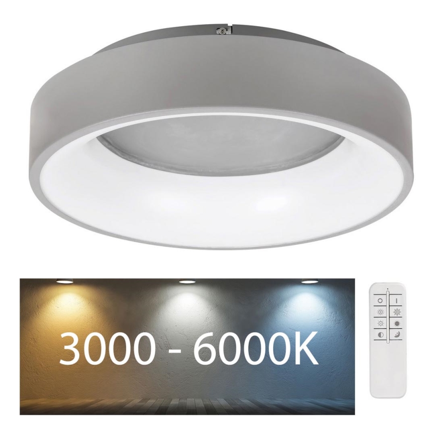 Rabalux - Dimmbare LED-Deckenleuchte LED/24W/230V rund 3000-6000K d 45 cm + Fernbedienung