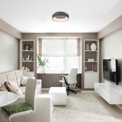 Rabalux - Dimmbare LED-Deckenleuchte LED/24W/230V rund 3000-6000K d 45 cm + Fernbedienung