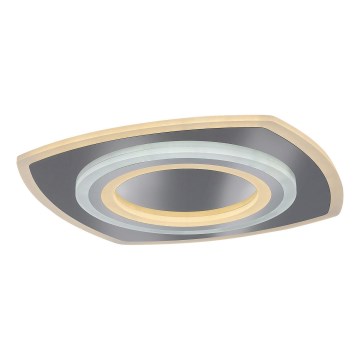 Rabalux - Dimmbare LED-Deckenleuchte LED/60W/230V 3000/4000/6000K mattchrom + Fernbedienung 48x48 cm