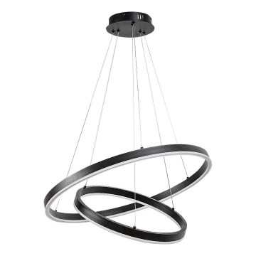 Rabalux - dimmbare LED-Pendelleuchte mit Seilabhängung LED/80W/230V 3000-6500K + Fernbedienung