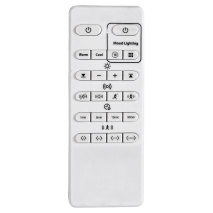 Rabalux - LED RGB dimmbare Deckenleuchte mit Sensor LED/28W/230V 2700-5000K Ø 36 cm + Fernbedienung