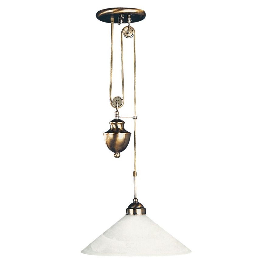 Rabalux - Ersatzglas für den Kronleuchter MARIAN E27 Ø 39 cm Weiß