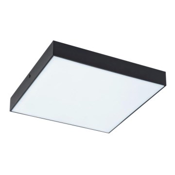 Rabalux - LED Deckenleuchte LED/18W/230V 3000-6000K IP44 schwarz 17,5x17,5 cm
