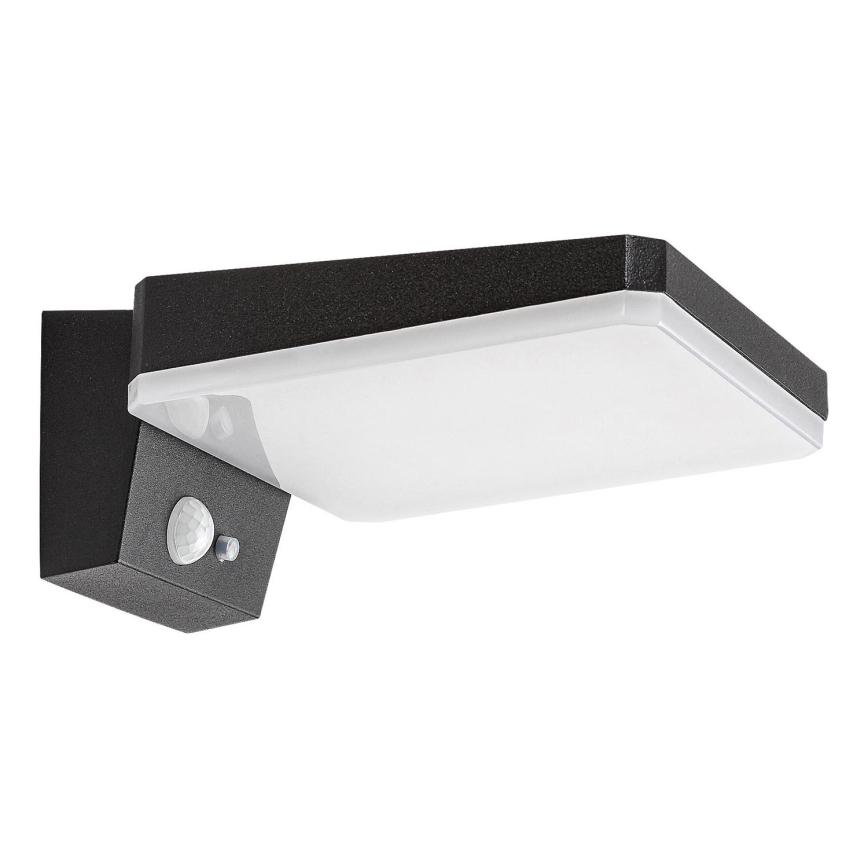 Rabalux - LED dimmbare Solar-Wandleuchte mit Sensor LED/4,4W/3,7V IP54 schwarz 2200 mAh
