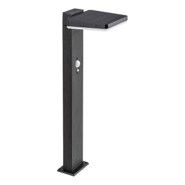 Rabalux - LED dimmbare solarbetriebene Außenleuchte mit Sensor LED/4,4W/3,7V IP54 Anthrazit 2200 mAh