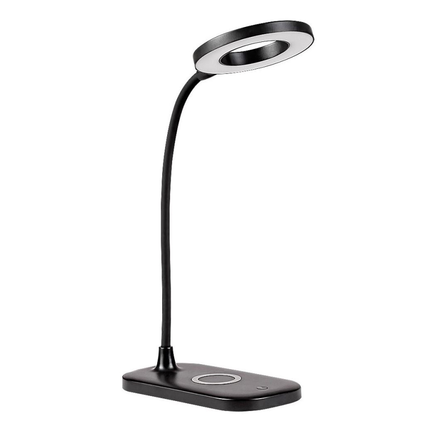 Rabalux - LED dimmbare Touch-Tischlampe mit kabelloser Ladefunktion LED/5W/5V 2700-6000K schwarz