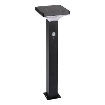 Rabalux - LED Solarleuchte mit Sensor LED/4W/3,7V IP44 schwarz 2200 mAh