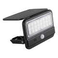 Rabalux - LED-Solarwandleuchte mit Sensor LED/7W/3,7V IP54 schwarz 3000 mAh