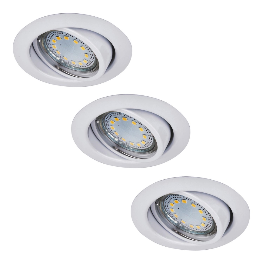 Rabalux - SET 3x LED-Einbauleuchte für Badezimmer 3xGU10/3W/230V IP40