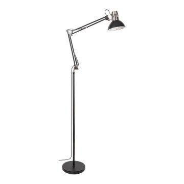 Rabalux - Stehlampe 1xE27/40W/230V schwarz/glänzender Chrom