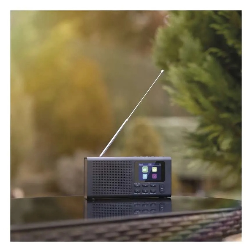 Radio DAB DAB+ FM 3W/5V/4xAA schwarz