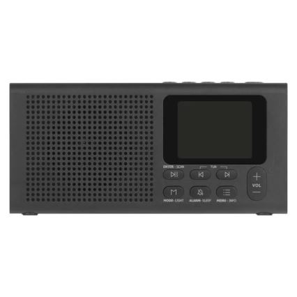 Radio DAB DAB+ FM 3W/5V/4xAA schwarz