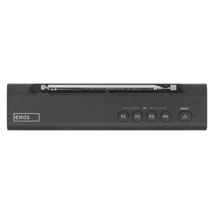 Radio DAB DAB+ FM 3W/5V/4xAA schwarz