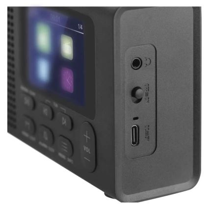 Radio DAB DAB+ FM 3W/5V/4xAA schwarz