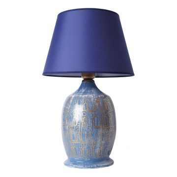 RAMZES Tischlampe 1xE27/40W/230V blau
