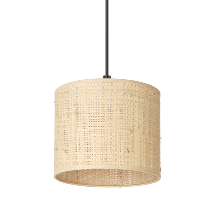 Deckenleuchte an Seil RATTAN 3xE27/60W/230V Rattan