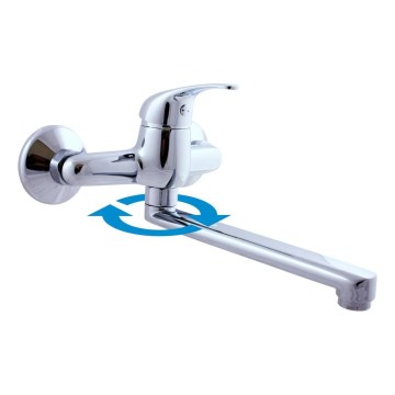 RAV Slezák SA001.5/23 - Spül/Waschbeckenarmatur SAZAVA glänzender Chrom