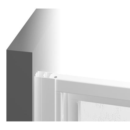 Ravak 00V701R211 - Dreiteilige Duschtür SUPERNOVA 90x198 cm weiß