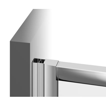 Ravak 1XV70C00Z1 - Duschkabine BLIX 90x90 cm weiß