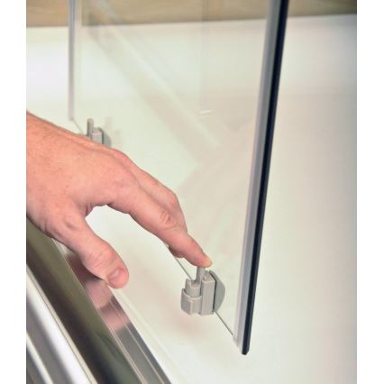 Ravak 3B270C00Z1B - viertelkreisförmige vierteilige Duschkabine BLIX 90x90 cm, glänzender Chrom