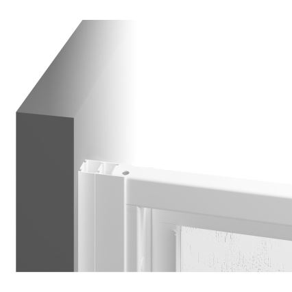 Ravak 940701R211 - Feststehende Duschwand SUPERNOVA 90x198 cm weiß